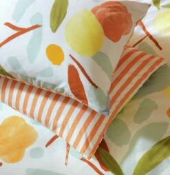 Habitat Panel Stripe Print Multicolour Bedding Set - Single -Bed Linings Sales Store 9584297 R Z004C