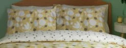 Habitat Scandi Floral Yellow & White Bedding Set - Single -Bed Linings Sales Store 9584455 R Z003A