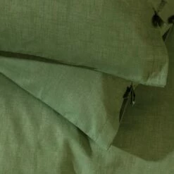 Habitat Cotton Textured Plain Green Bedding Set - Single 9 Habitat Cotton Textured Plain Green Bedding Set - Single -Bed Linings Sales Store 9588736 R Z003A