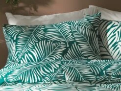 Habitat Abstract Green Leaf & White Bedding Set - Single 13 Habitat Abstract Green Leaf & White Bedding Set - Single -Bed Linings Sales Store 9593226 R Z003C