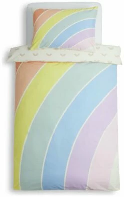 Habitat Kids Rainbow Panel Multicolour Bedding Set - Toddler -Bed Linings Sales Store 9601493 R Z002A
