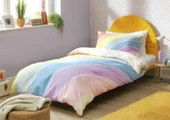 Habitat Kids Rainbow Panel Multicolour Bedding Set - Toddler -Bed Linings Sales Store 9601493 R Z006A