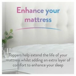 Slumberdown Climate Comfort Mattress Topper - Single -Bed Linings Sales Store 9605602 R Z007A