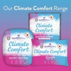 Slumberdown Climate Comfort Mattress Topper - Single -Bed Linings Sales Store 9605602 R Z014A