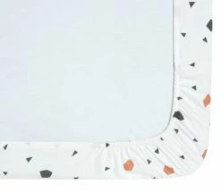 Habitat Kids Cotton Geo Shapes Pack Of 2 Fitted Sheet - Cot -Bed Linings Sales Store 9605877 R Z003A