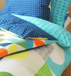 Habitat Kids Geo Shapes Twin Pack Bedding Set - Double -Bed Linings Sales Store 9610790 R Z006A