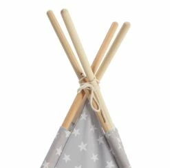 Habitat Kids Grey Stars Teepee Tent -Bed Linings Sales Store 9611005 R Z003A