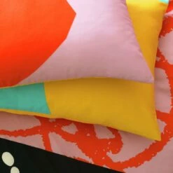 Habitat Panel Print Multicolour Bedding Set - Single -Bed Linings Sales Store 9613656 R Z003A