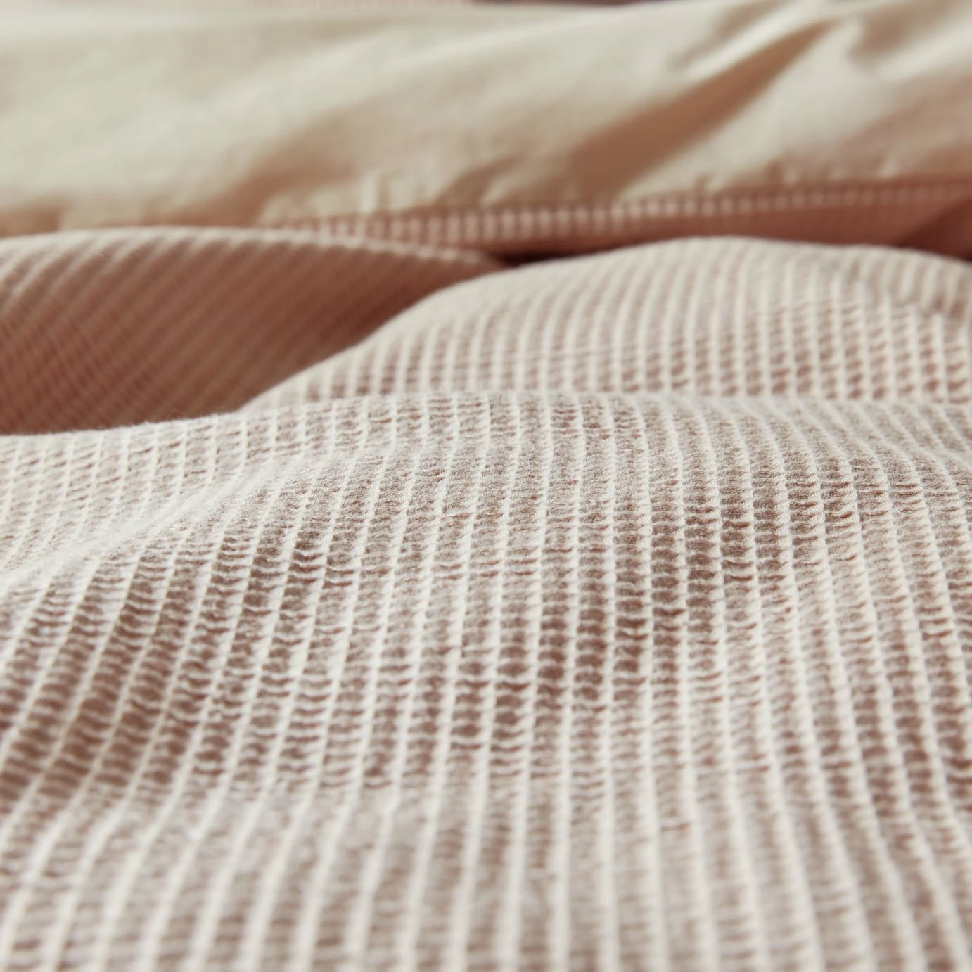 Habitat Cotton Waffle Plain Neutral Bedding Set - Single 7 Habitat Cotton Waffle Plain Neutral Bedding Set - Single - Image 7