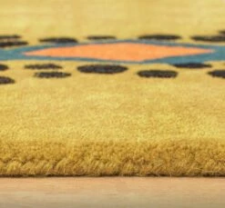 Habitat Kids Dragon Shaped Rug - Mustard - 100x150cm -Bed Linings Sales Store 9627817 R Z002C