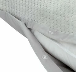 Habitat Pinsonic Velvet Plain Grey Bedding Set - Double -Bed Linings Sales Store 9649338 R Z004A